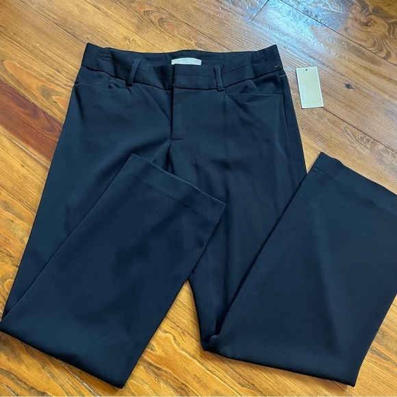Michael Kors Women Black Slacks Pants Straight Leg Business Career 6P NWT - Picture 1 of 10